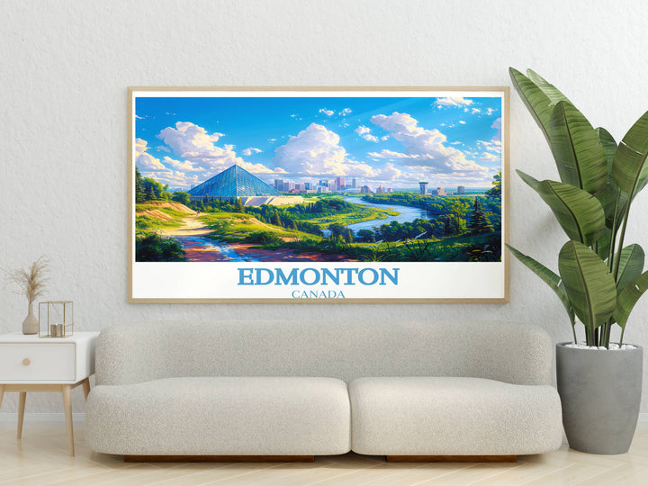 Edmonton Travel Print -  Captivating Art Prints and Posters for Enthusiasts and Travelers