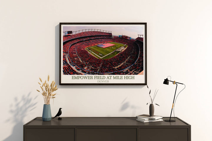 Empower Field at Mile High Print - Denver Broncos Art for the Avid Fan