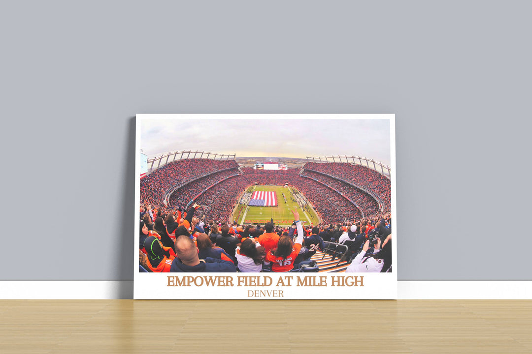 NFL Art Galore - Denver Broncos Poster Selection for Every Fan
