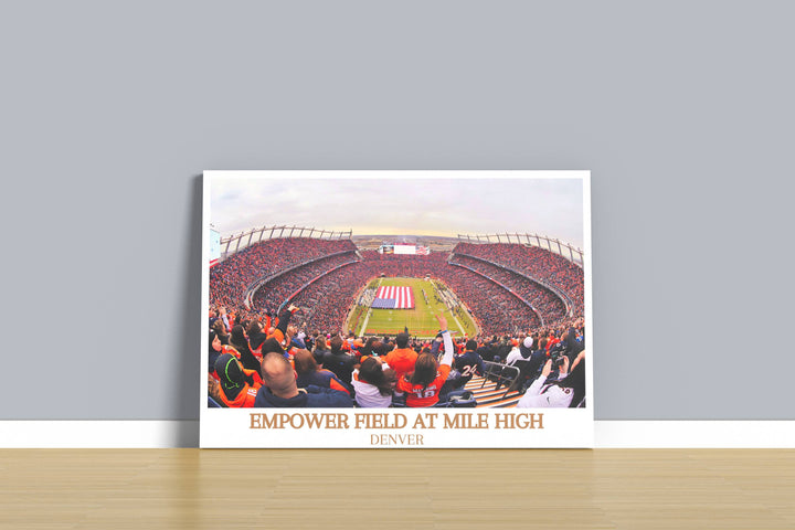 NFL Art Galore - Sélection d'affiches des Denver Broncos pour tous les fans