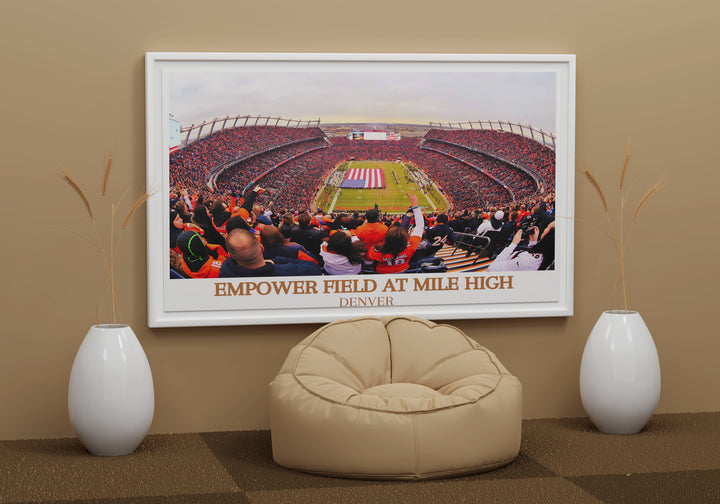 NFL Art Galore - Denver Broncos Poster Selection for Every Fan