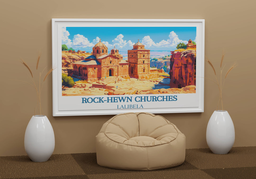The Mystique of Rock-Hewn Churches - Ethiopia Artwork - Ethiopia Décor