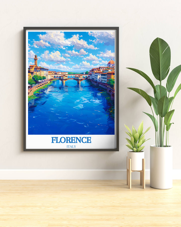 Florence Italie Renaissance Wall Art pour une décoration intérieure élégante - Ponte Vecchio Art