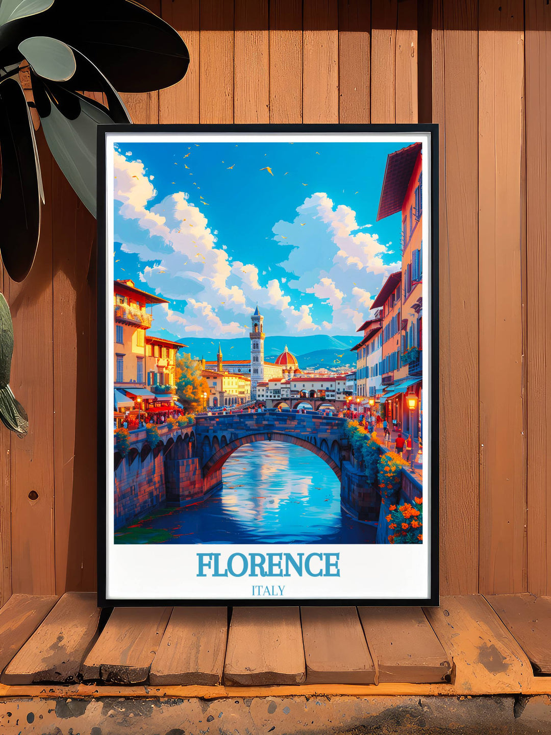 Feiern Sie Florenz, Italien, mit einem von Ponte Vecchio inspirierten Dekor 