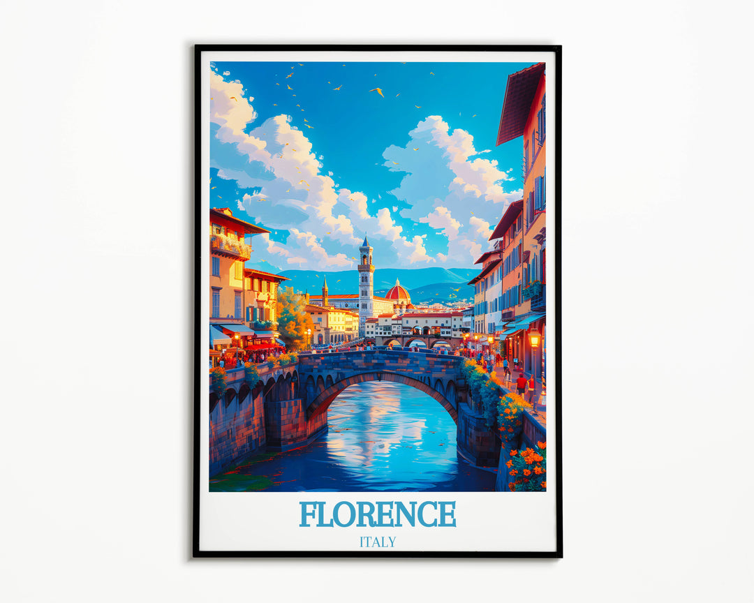 Feiern Sie Florenz, Italien, mit einem von Ponte Vecchio inspirierten Dekor 