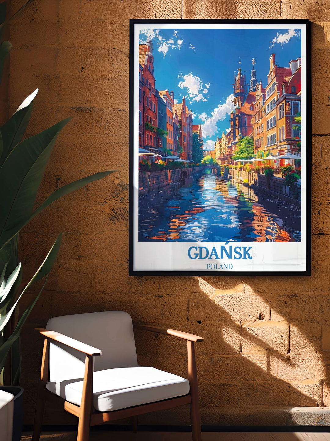 A stunning Gdańsk Photo Print that offers a window to the soul of this beloved Polish city, perfectly capturing its atmospheric streets and scenic views.