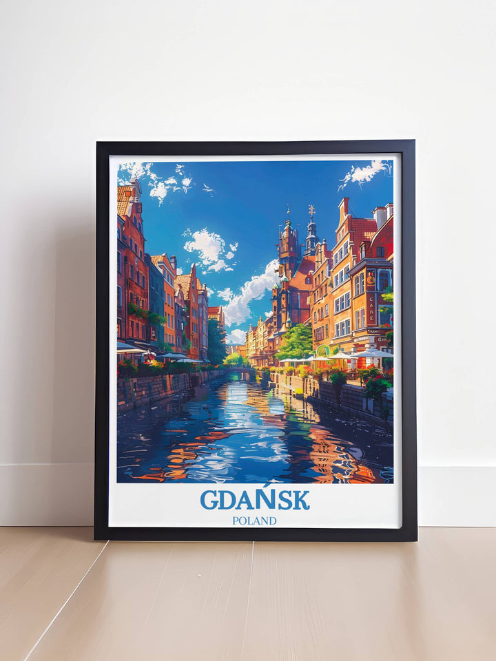An exquisite Gdańsk Wall Art piece showcasing the citys stunning architecture, making it an ideal addition for collectors seeking pieces with a story.