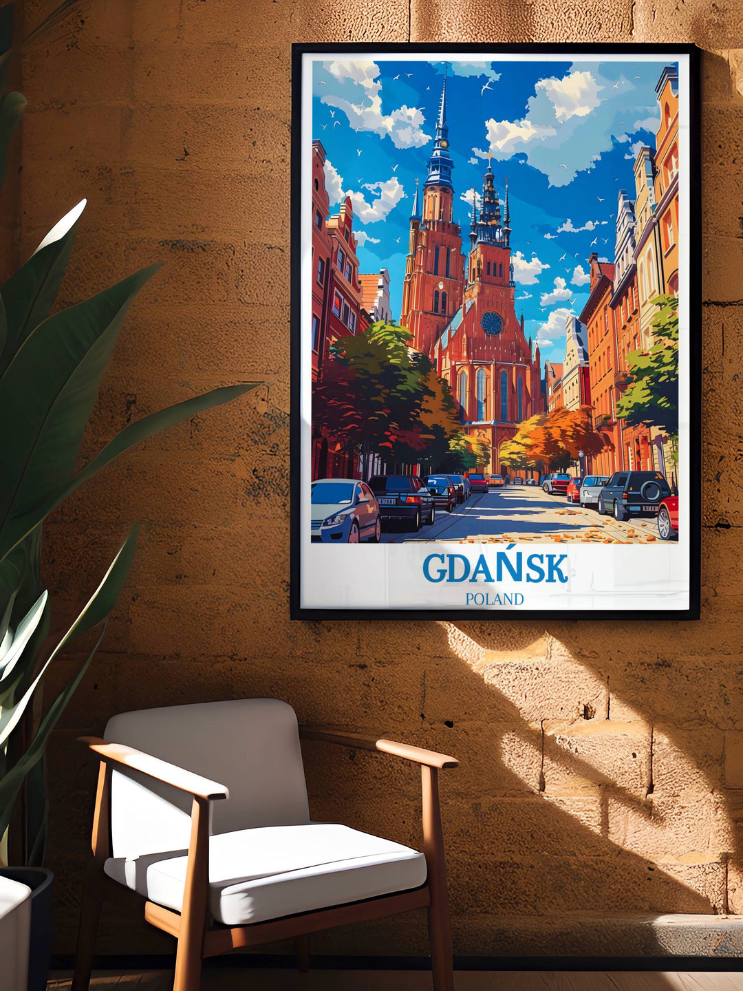 A breathtaking Gdańsk Photo Print that offers a window to the soul of Gdańsk, beautifully capturing its atmospheric ambiance and picturesque settings.