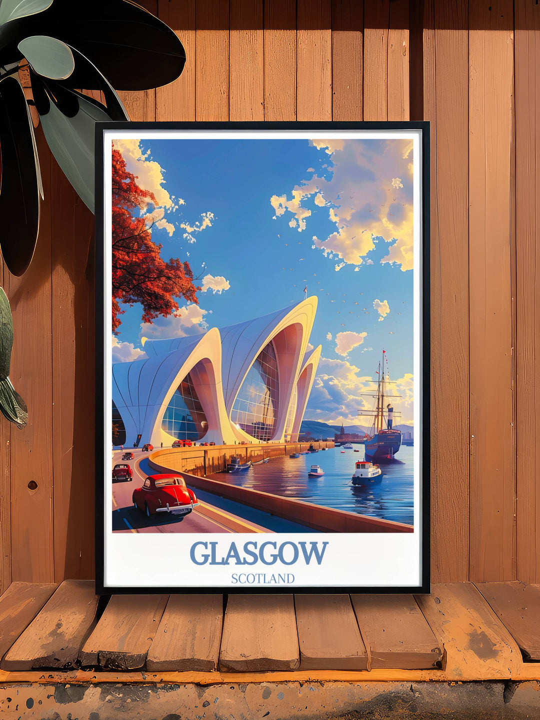 Colorful artwork reflecting Glasgows rich heritage and artistic diversity, awaits, where every piece tells a story of the citys vibrant soul.