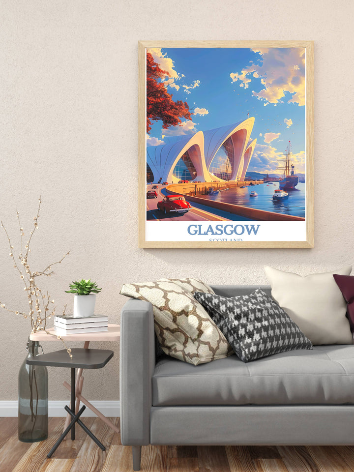 Experience the spirit of Scottish art through Glasgow-themed prints, seamlessly blending tradition and modernity, curated for you.