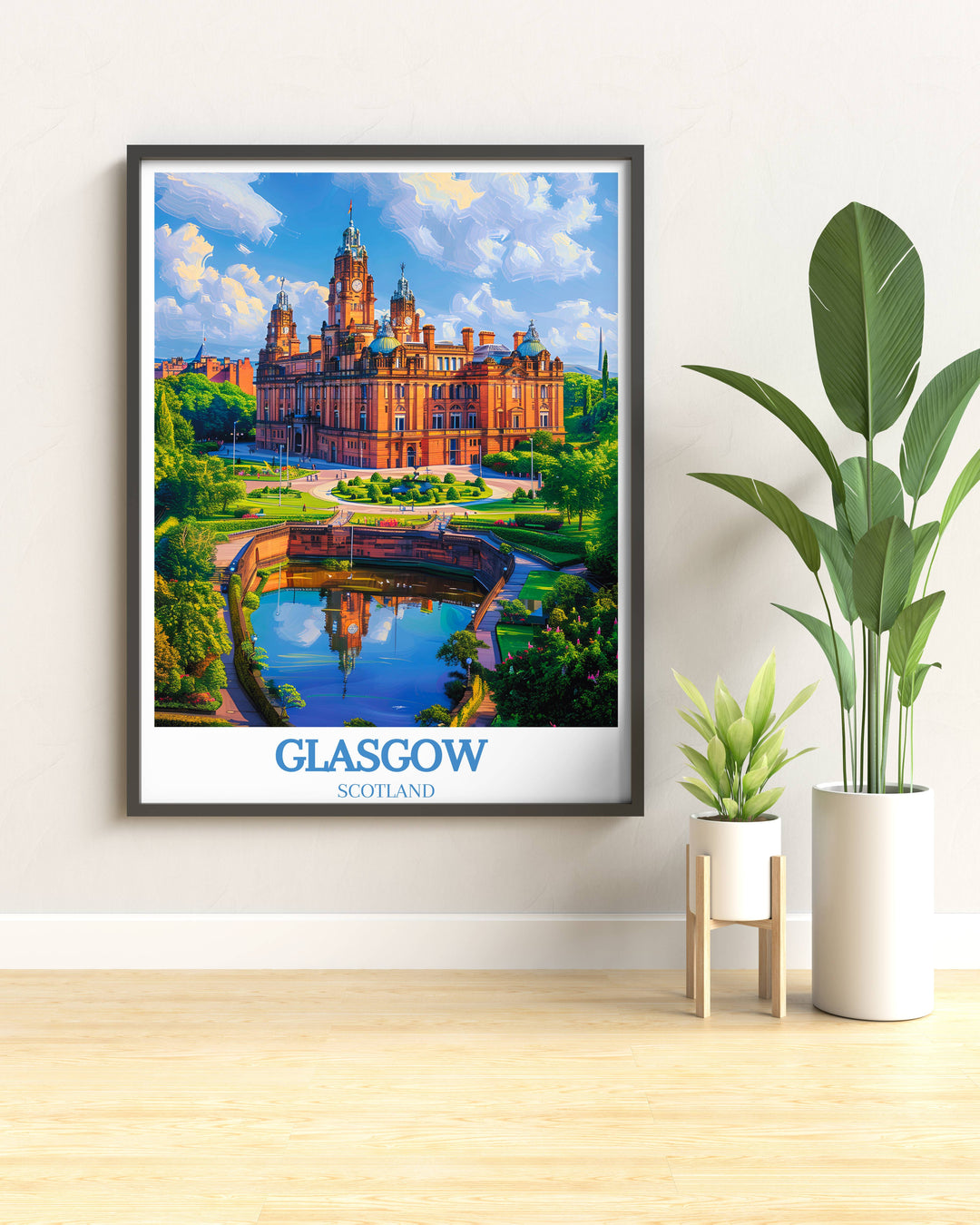 Featuring iconic landmarks, our printable Glasgow Scotland travel posters blend historic charm with contemporary design, making them a perfect addition for anyone collecting Glasgow print and poster art