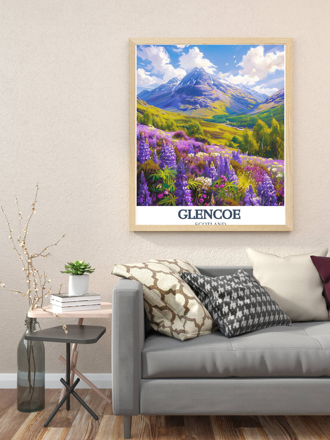 Cherish the majestic and wild spirit of Scotland through this Glencoe Gift Art, a testament to the country's rich landscapes and heritage.