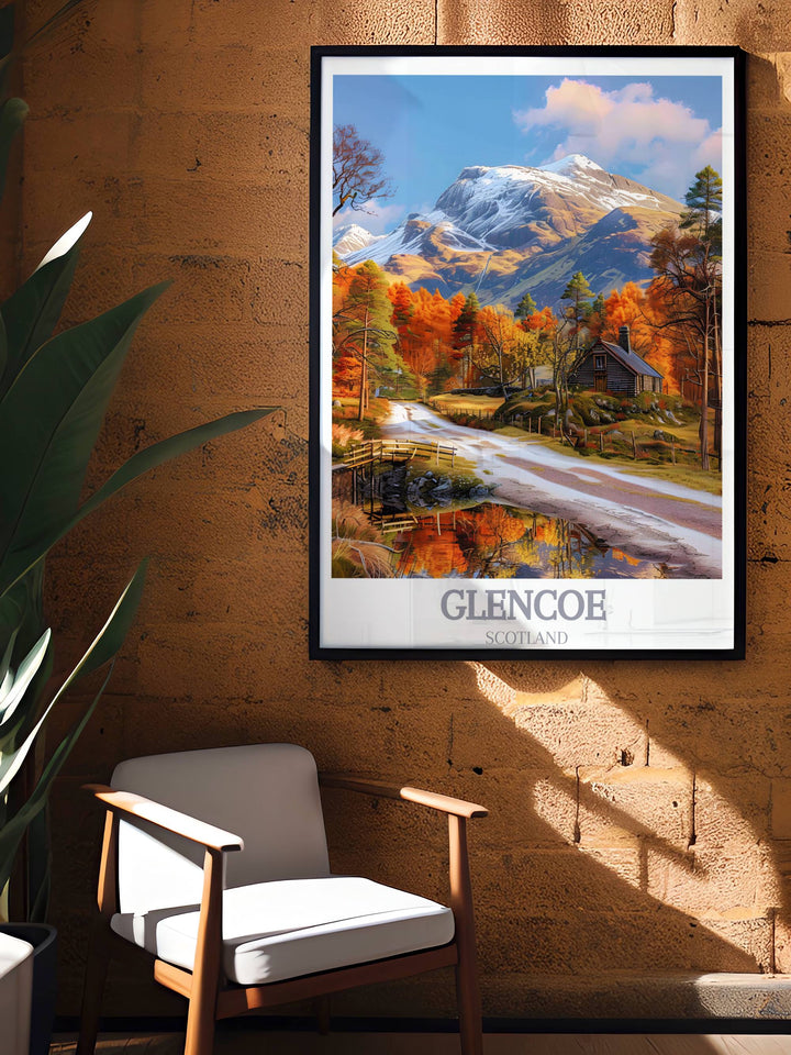 A treasure for any art lover, this Glencoe Gift Art piece encapsulates the majestic beauty and cultural richness of Scotland.