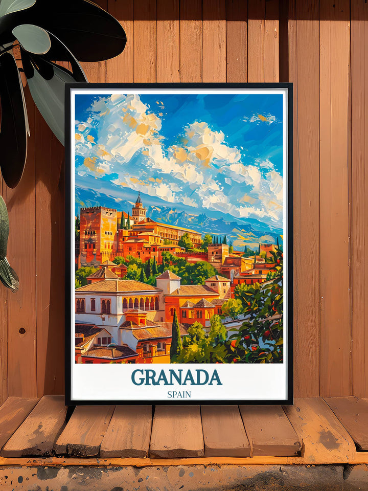 Transform your walls with enchanting Granada Wall Art, featuring intricate details and vibrant colors inspired by Andalusian charm.