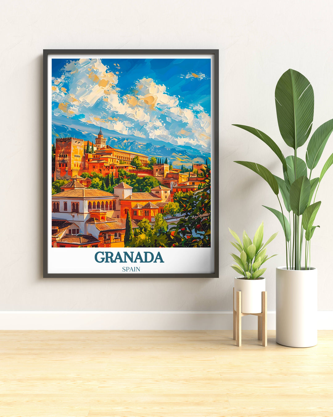 Celebrate the beauty of Granada with captivating Granada Posters, each one a tribute to the city's unique blend of cultures and history.