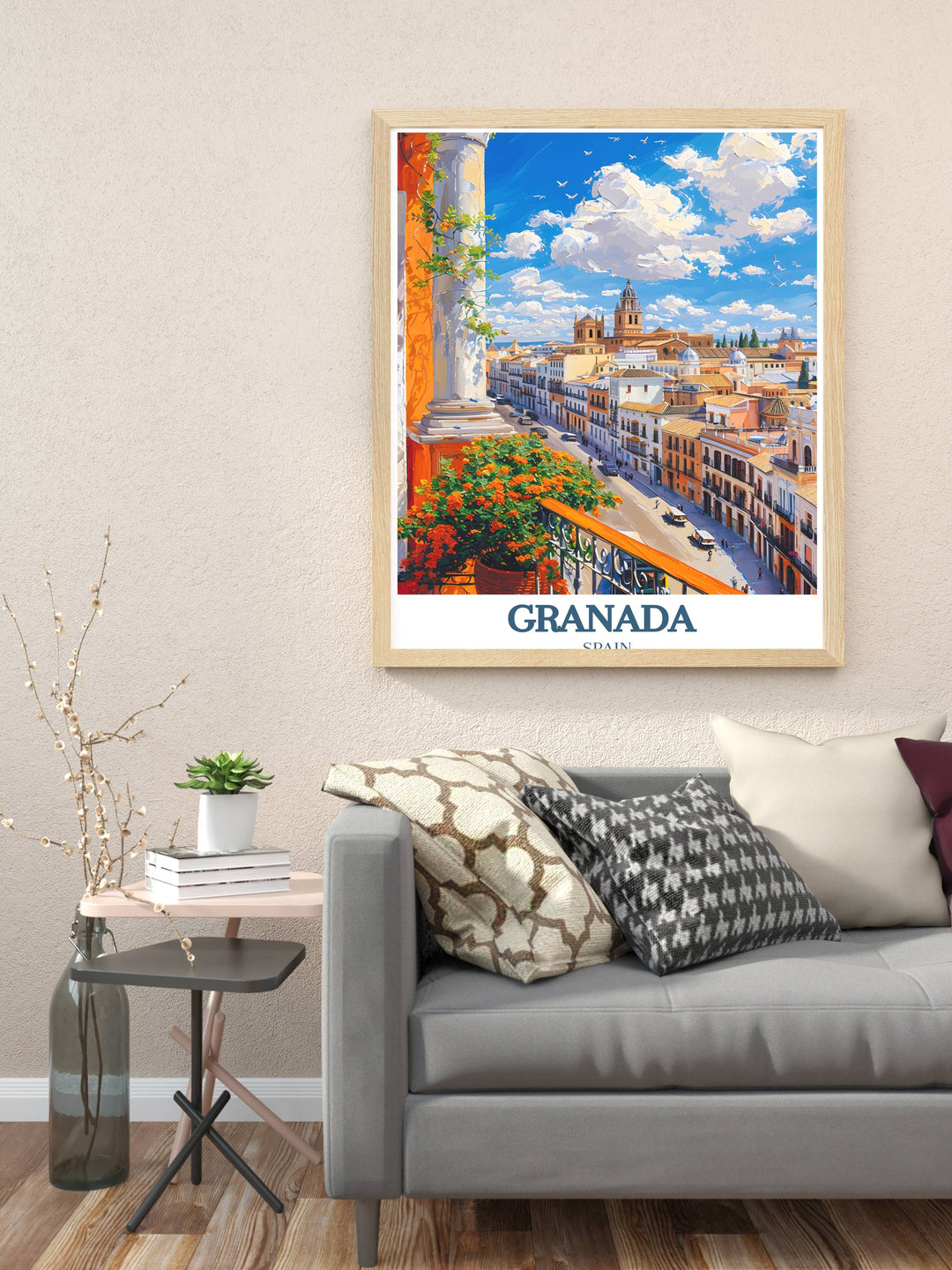 Add a touch of Spanish elegance to your home with our vibrant Granada Spain Art, ideal for lovers of Spanish culture.