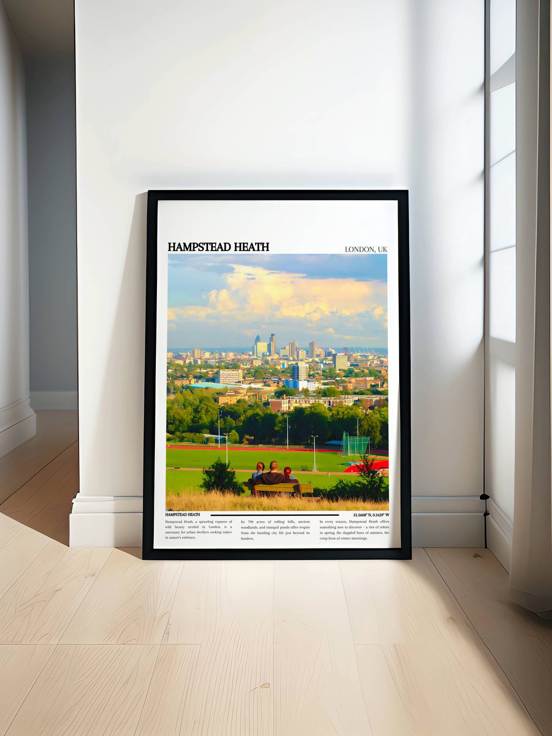 Hampstead Heath Travel Poster- London Poster