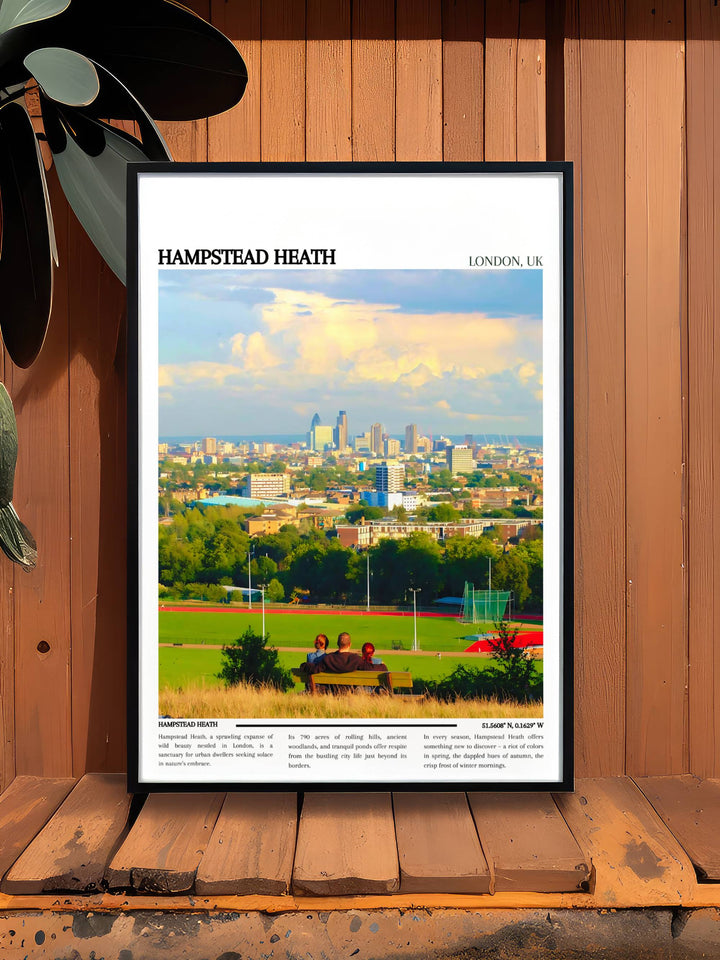 Hampstead Heath Travel Poster- London Poster