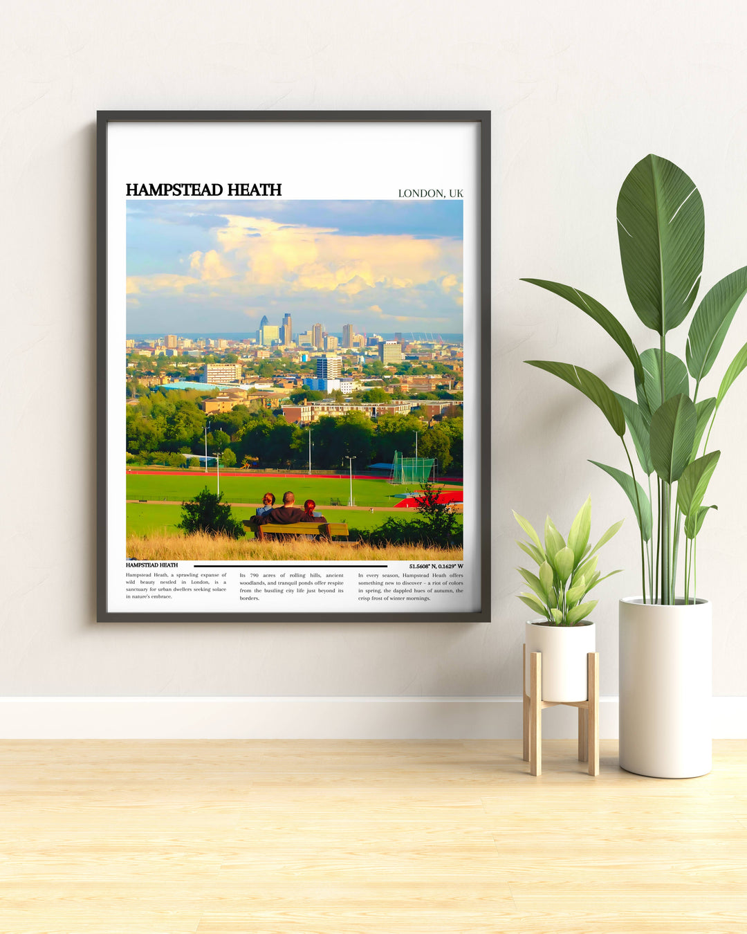 Hampstead Heath Travel Poster- London Poster