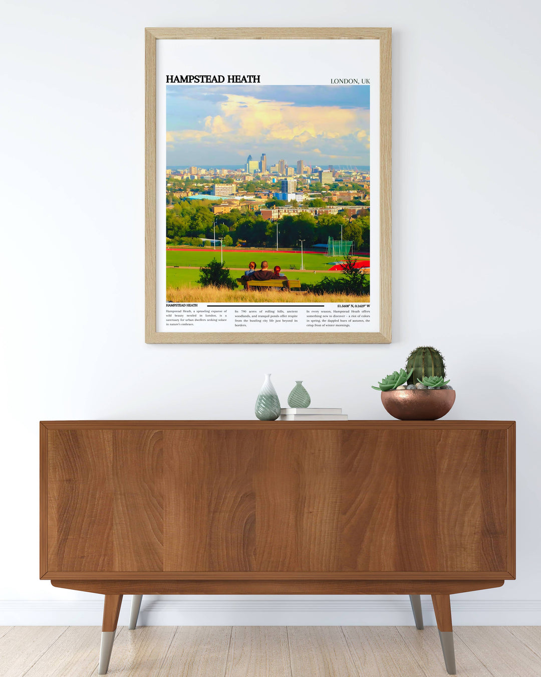 Hampstead Heath Travel Poster- London Poster