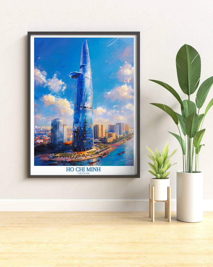 Ho Chi Minh City Travel Art for Your Home - Bitexco Financial Tower - Vietnam Print