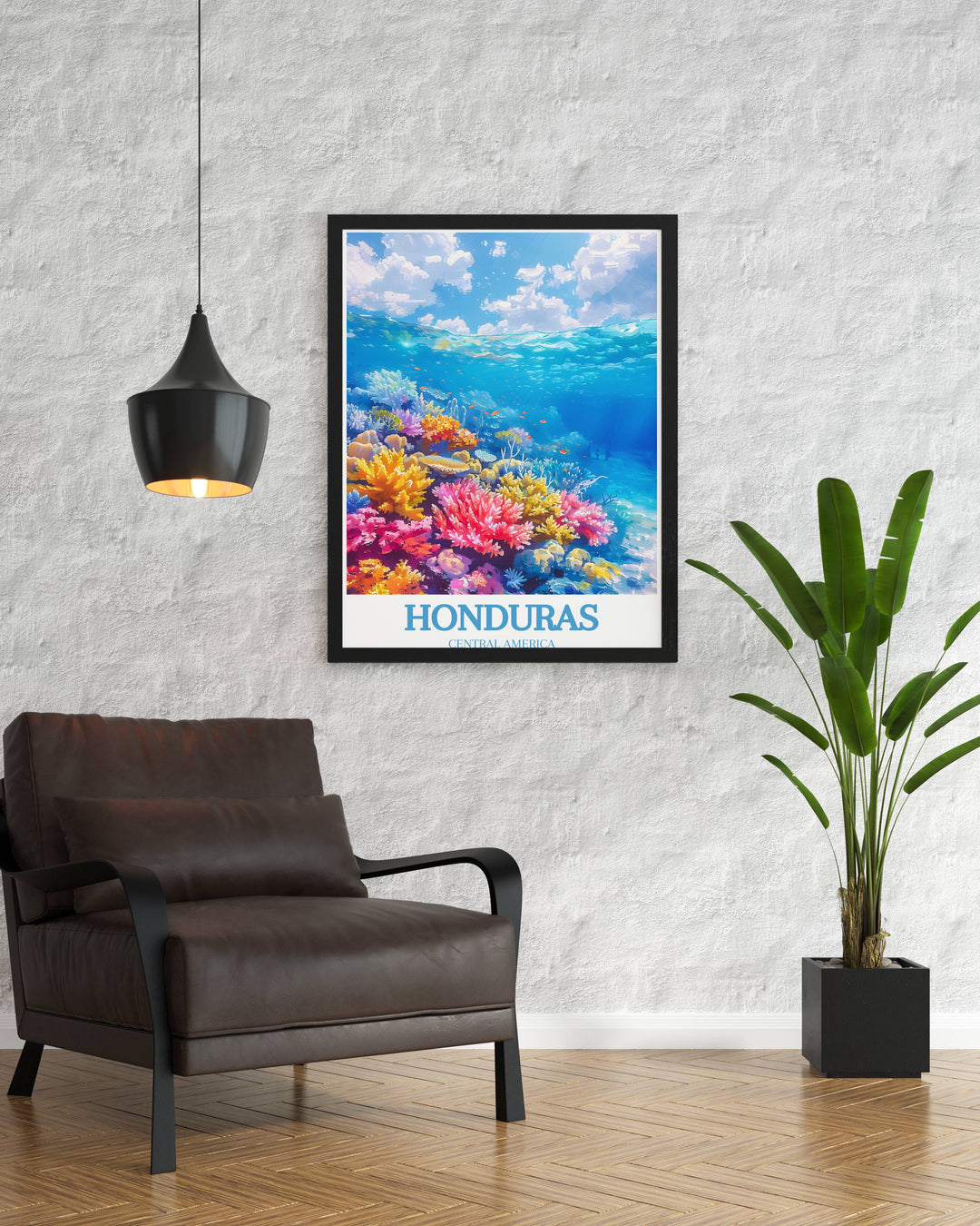 Embark on a journey to explore the mesmerizing beauty of Roatans coral reefs with our exquisite collection of Honduras art prints