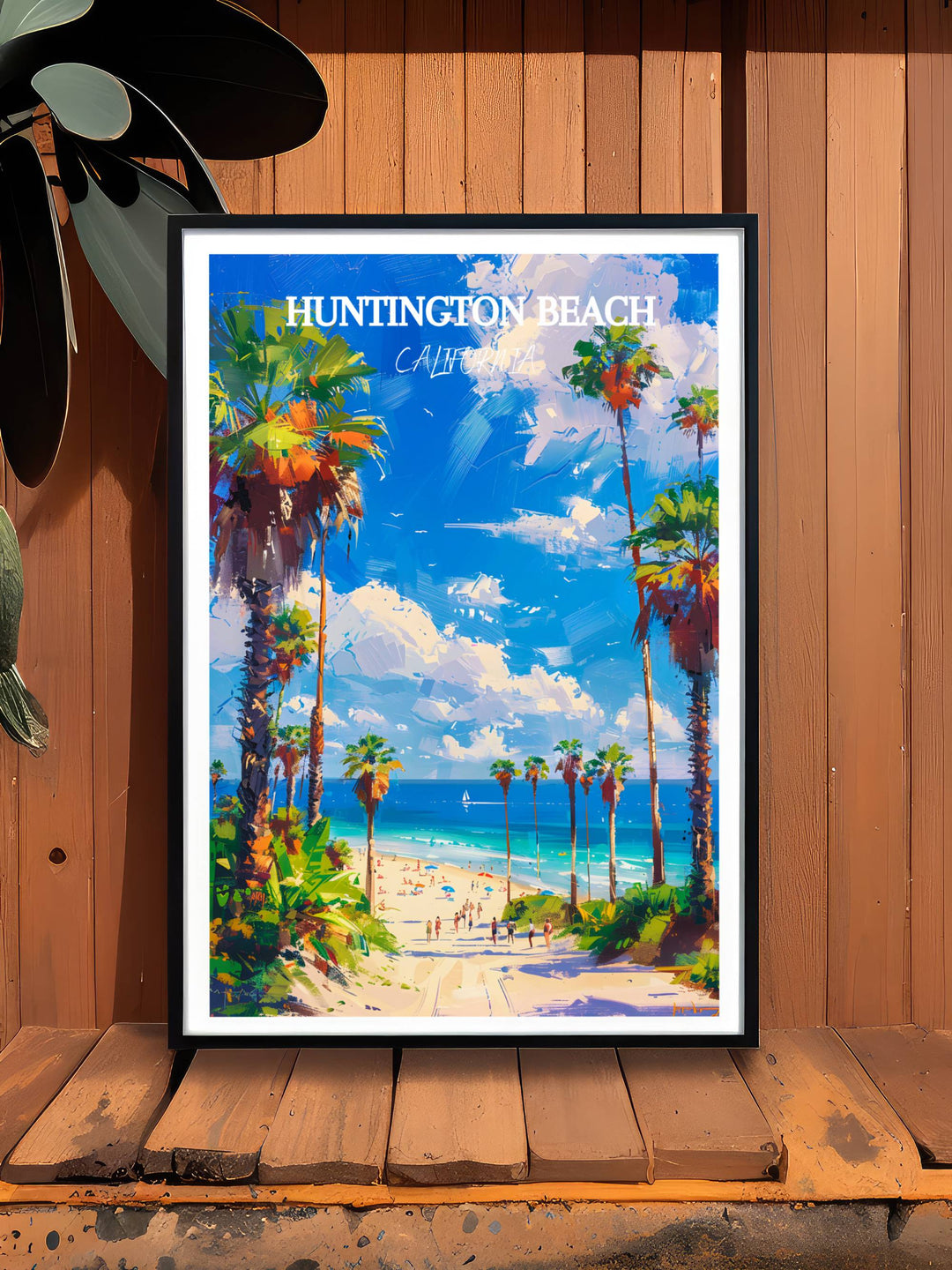 Huntington Beach Art Print - California Travel Print