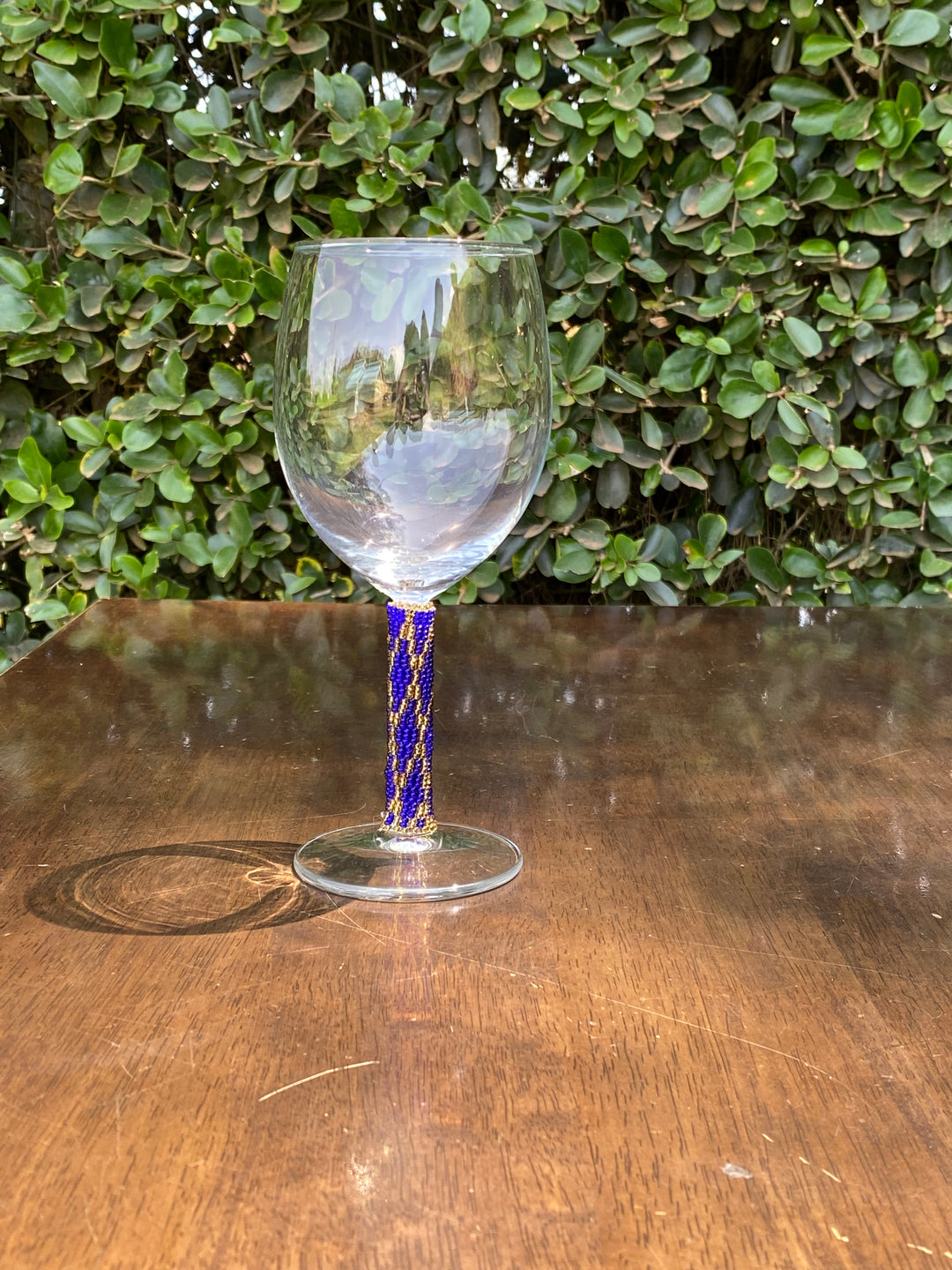 Beaded Wine Glasses Set | Handmade Stemware | Custom Pattern & Colors | Wedding Gift | Housewarming | Bar Decor | Unique Glassware