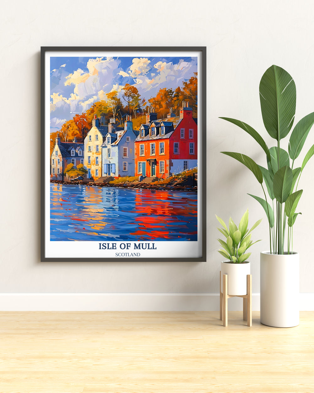 Discover the enchanting beauty of the Isle of Mull, Scotland with our stunning travel print. Featuring iconic landmarks like Tobermory, our Isle of Mull poster is perfect for adding a touch of Scottish charm to any space.