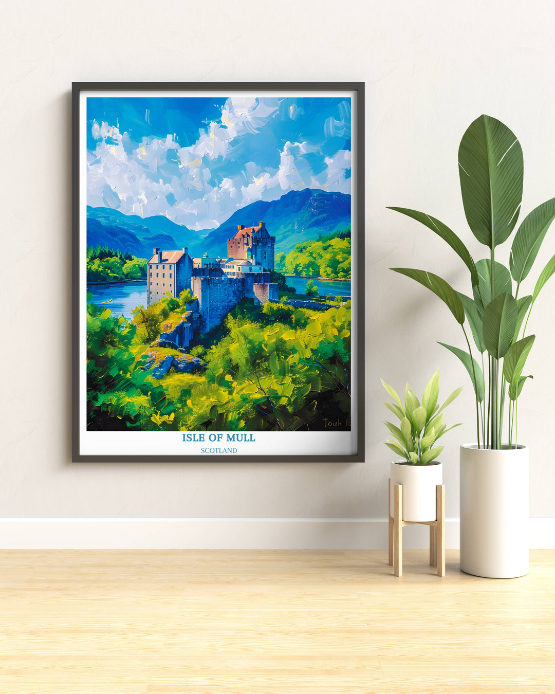 Isle of Mull Scotland Travel Print - Duart Castle Travel Print - Scotland Art Gift 