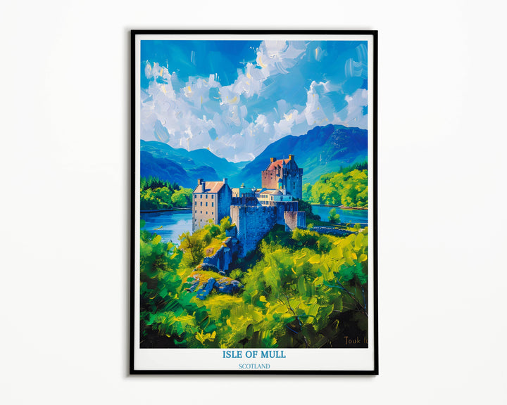 Isle of Mull Schottland Reisedruck – Duart Castle Reisedruck – Schottland Kunstgeschenk 