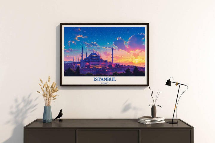 Hagia Sophia print showcasing the timeless allure and historical significance of Istanbuls most revered monument.