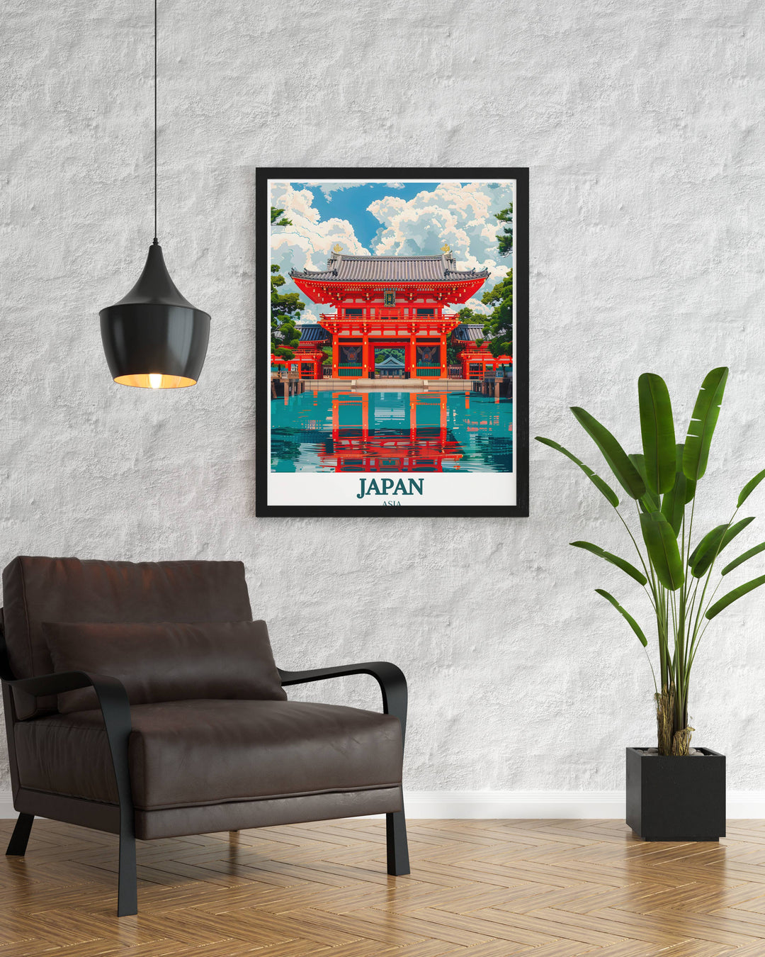 Japon Travel Print Wall Art Itsukushima Shrine Japon Mur suspendu Décoration intérieure Japon Cadeau Amateurs d’art Tokyo Art Lover Cadeau Tokyo Cadeau de voyage