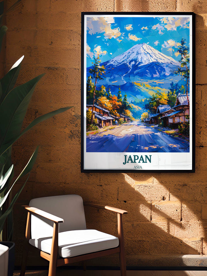 Art lovers will appreciate this Japan travel print of Mount Fuji, perfect for Tokyo art lover gifts.