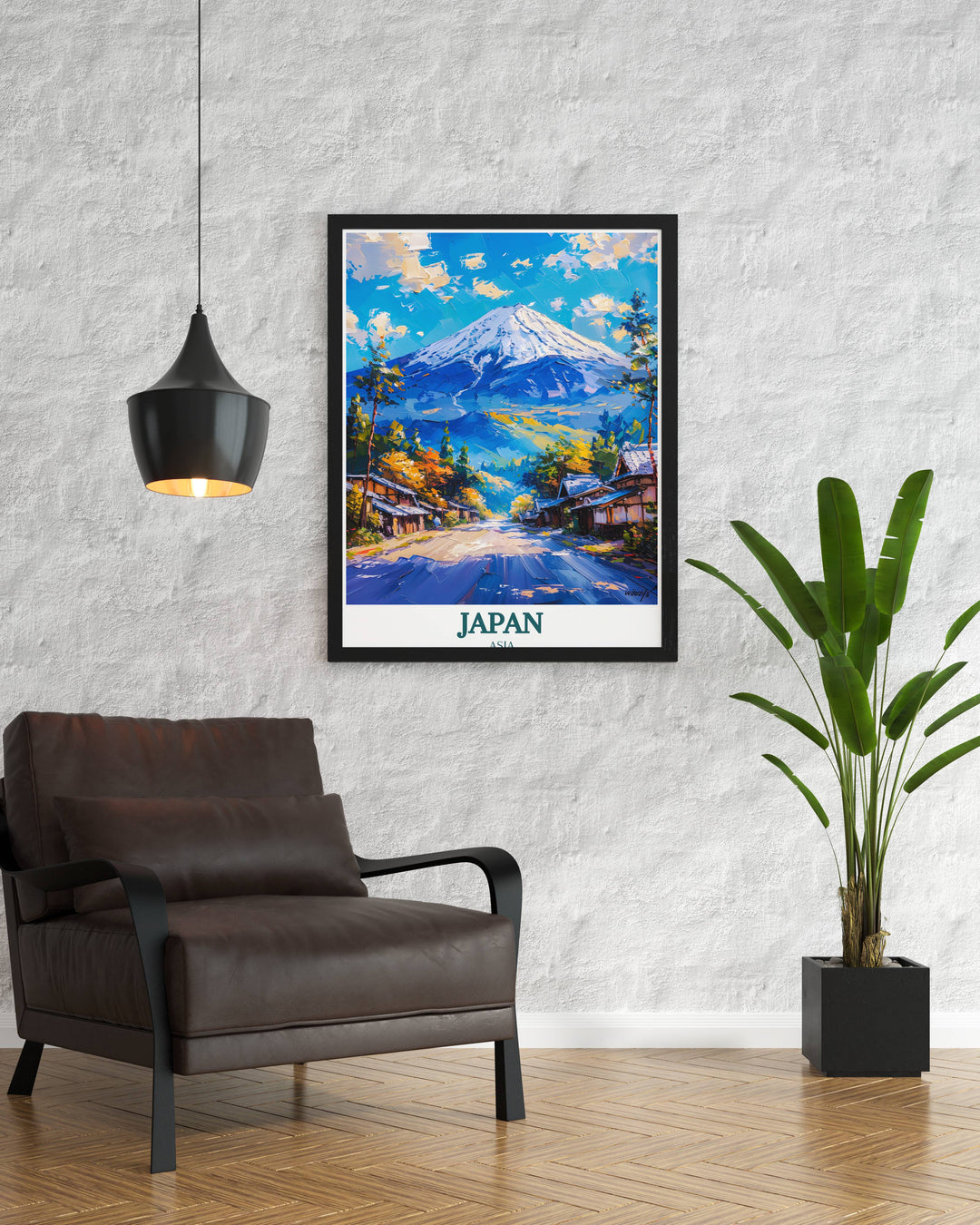 Tokyo travel gift featuring Japans iconic landmark, Mount Fuji, a thoughtful present for art enthusiasts.