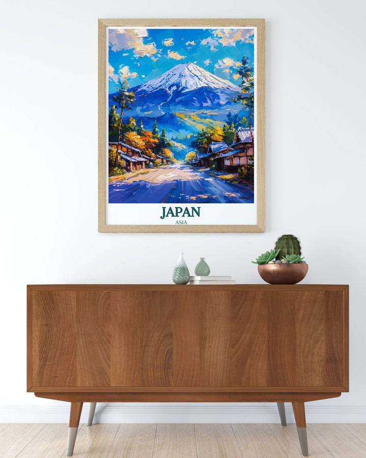 Home décor featuring Mount Fuji, a unique Japan gift for those passionate about Japanese culture.