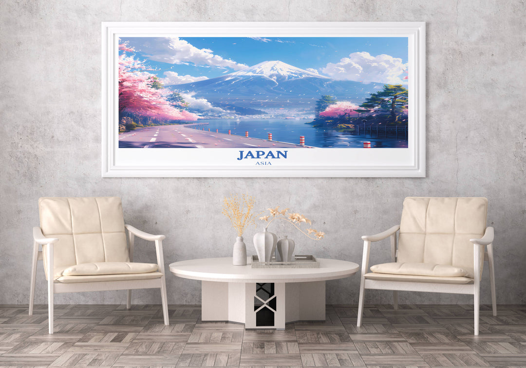 Mont Fuji Wall Art, Affiche de voyage du Mont Fuji, Fujisan, Affiche du Mont Fuji, Impression du Mont Fuji, Impression Fuji, Cadeau du Japon, hommes cadeaux du Japon