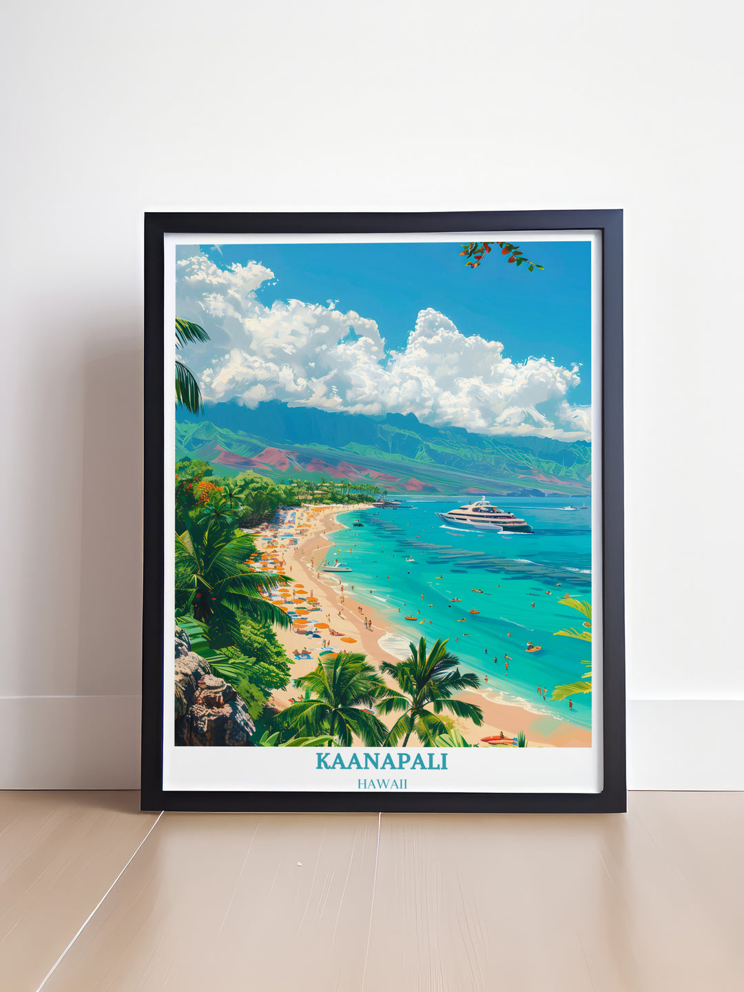 Kaanapali-Druck - Kaanapali-Hawaii-Druck 