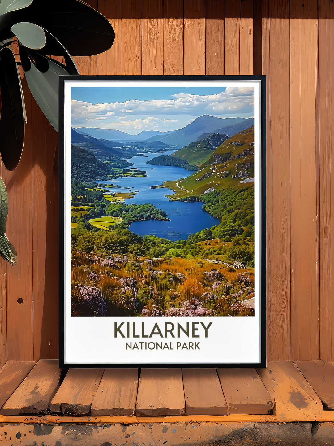 Irish wall art emphasizing the serene and lush settings of the national park, suitable for offices and homes alike