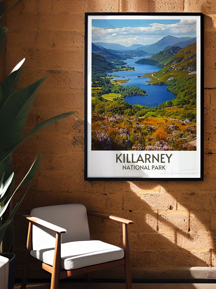 Poster of Killarney National Parks Ladies View with sweeping views ideal for anyone who loves picturesque landscapes