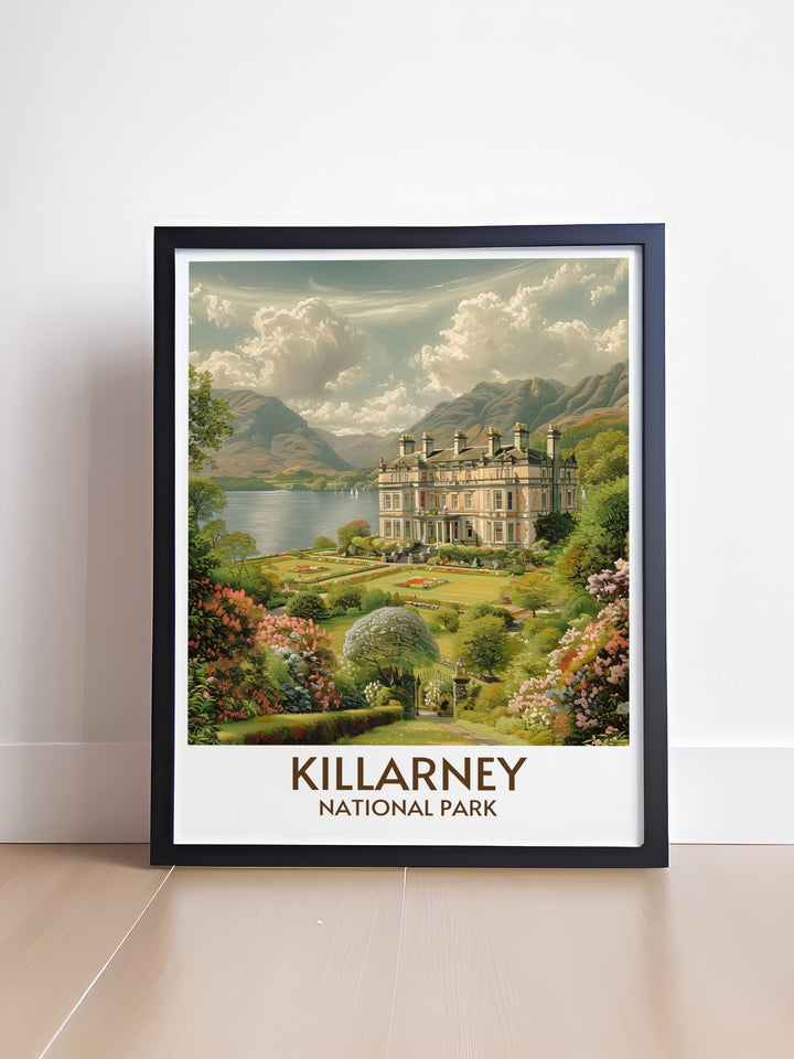 Wall decor featuring the scenic views of Killarney National Park, perfect for nature lovers and landscape enthusiasts.
