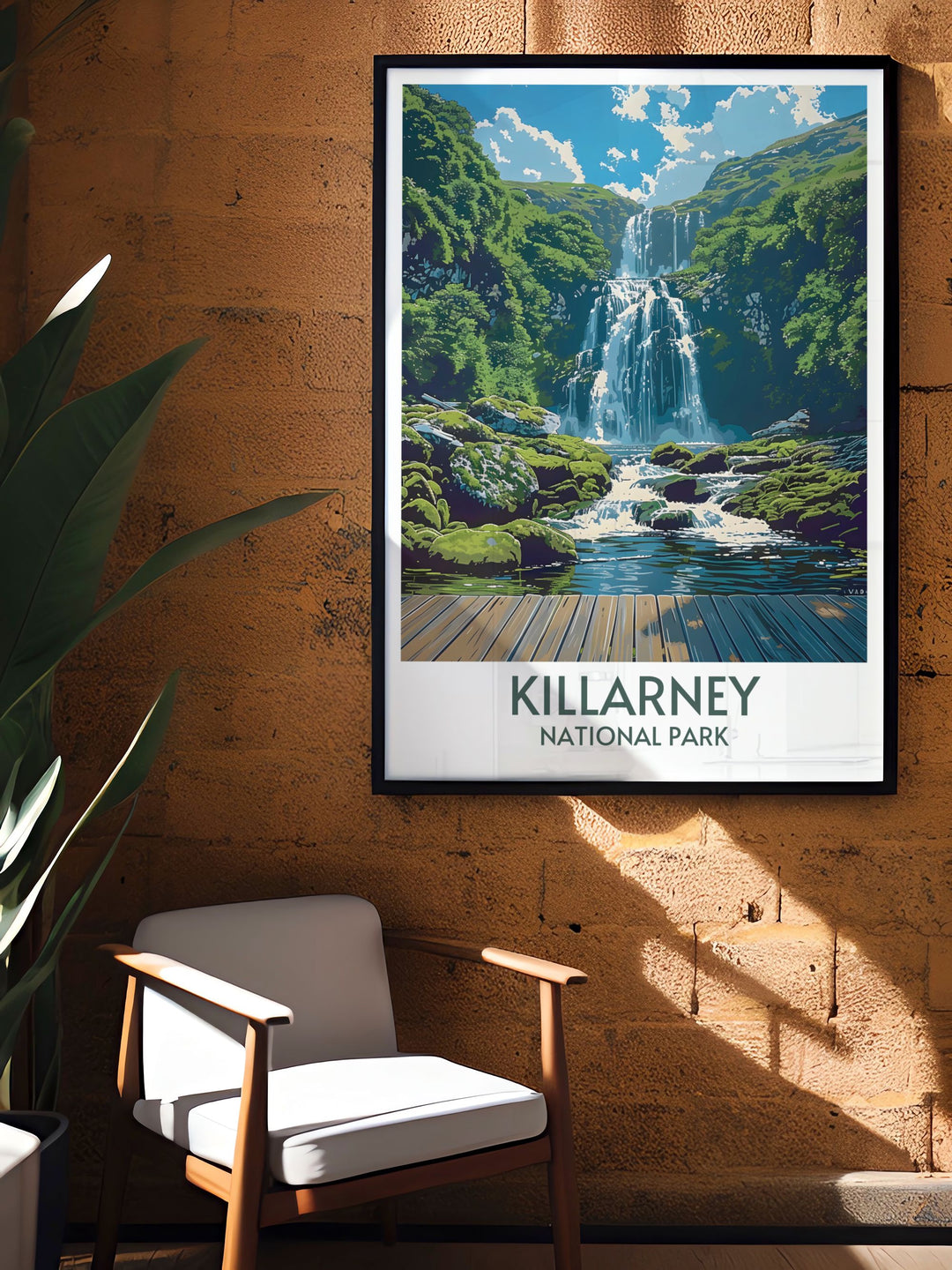 Gallery wall art of Killarney, offering a collage of the most picturesque spots in the national park.