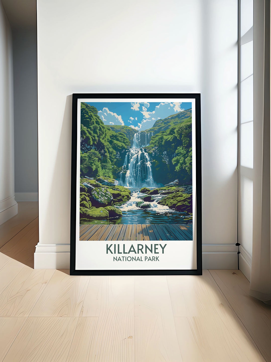 Modern wall decor featuring the lush scenery of Killarney National Park, perfect for nature lovers.