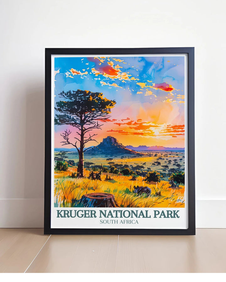 From majestic lions to wide open plains this Kruger canvas print transforms your space with the serenity and excitement of the African wilderness captured in high resolution on durable archival material