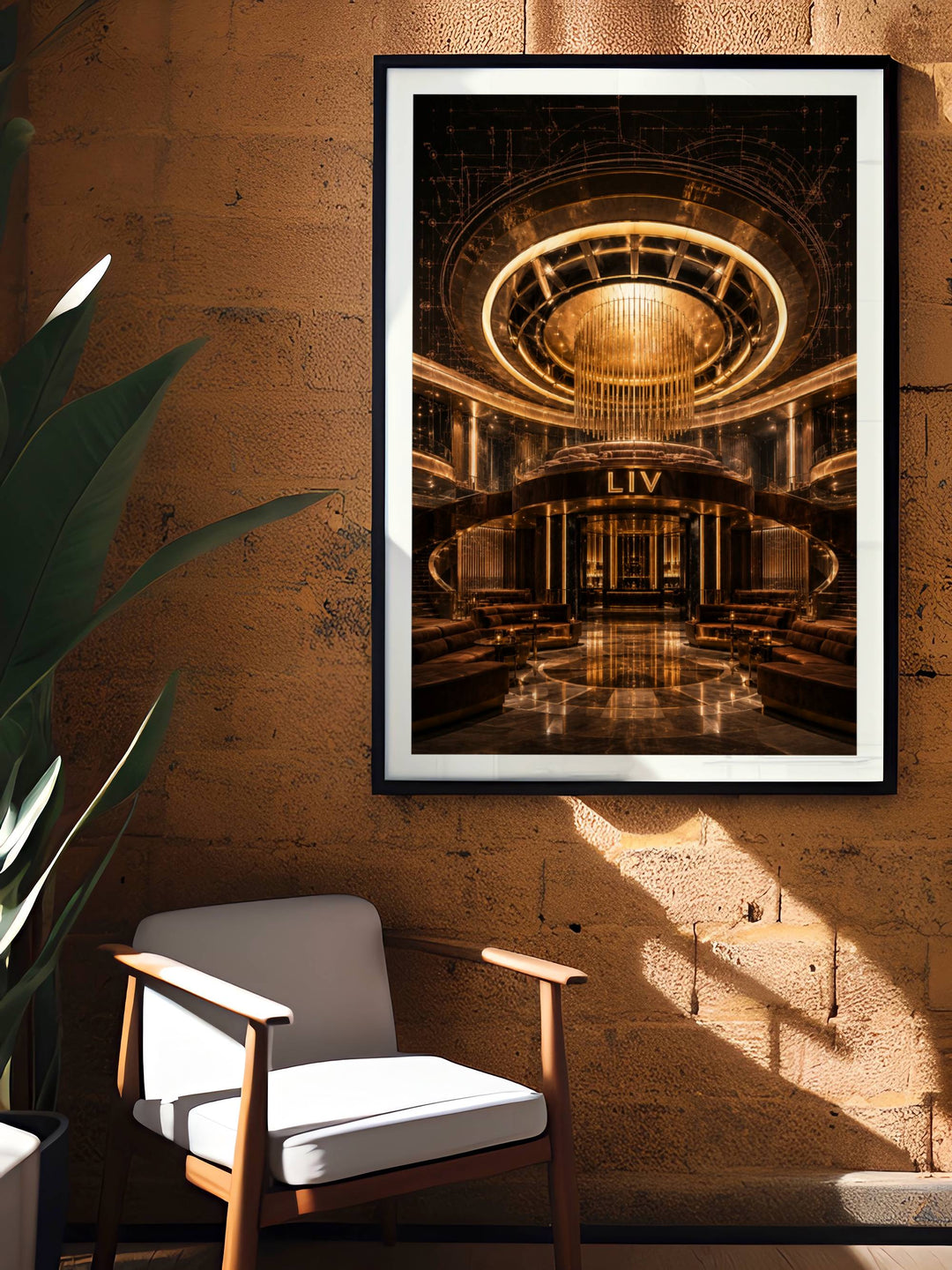 LIV Miami Architectural | Modernist Amphitheater Nightclub Art Print
