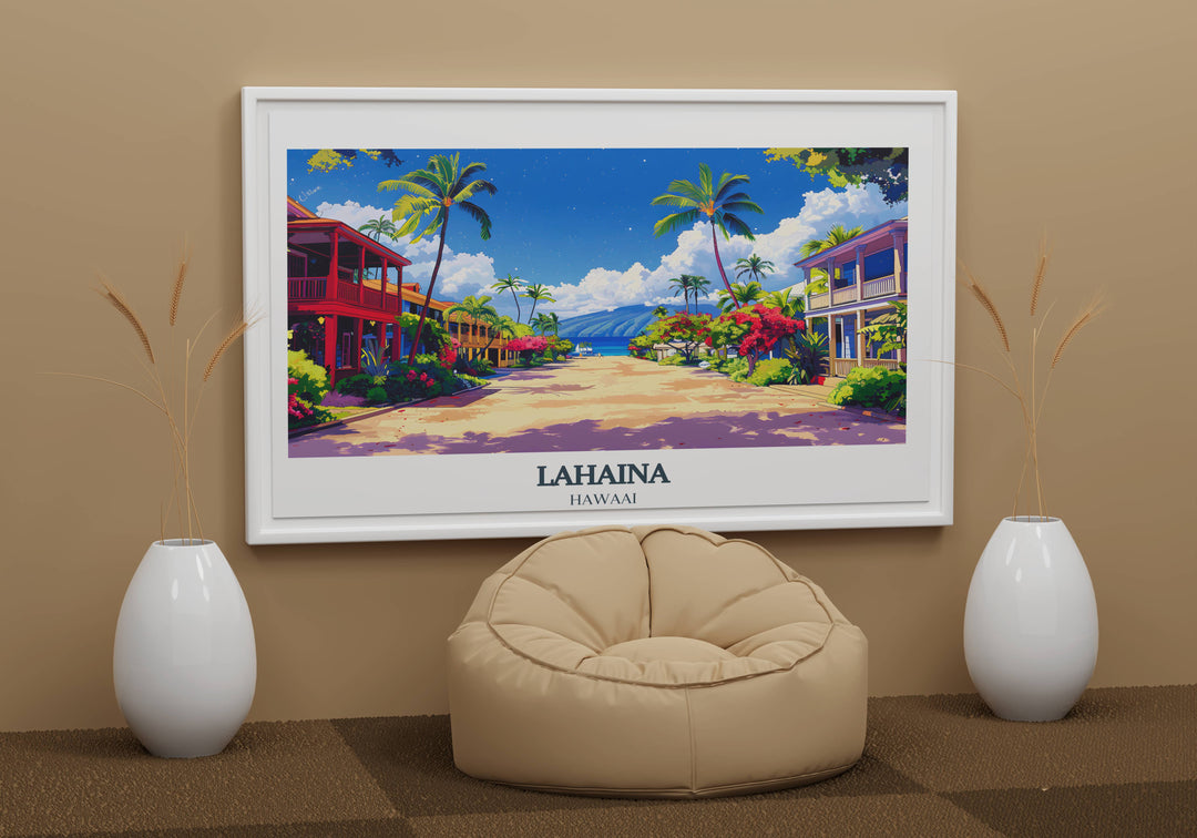 Shop Lahaina Maui posters with scenic ocean views, perfect for adding a touch of Hawaii to your personal space