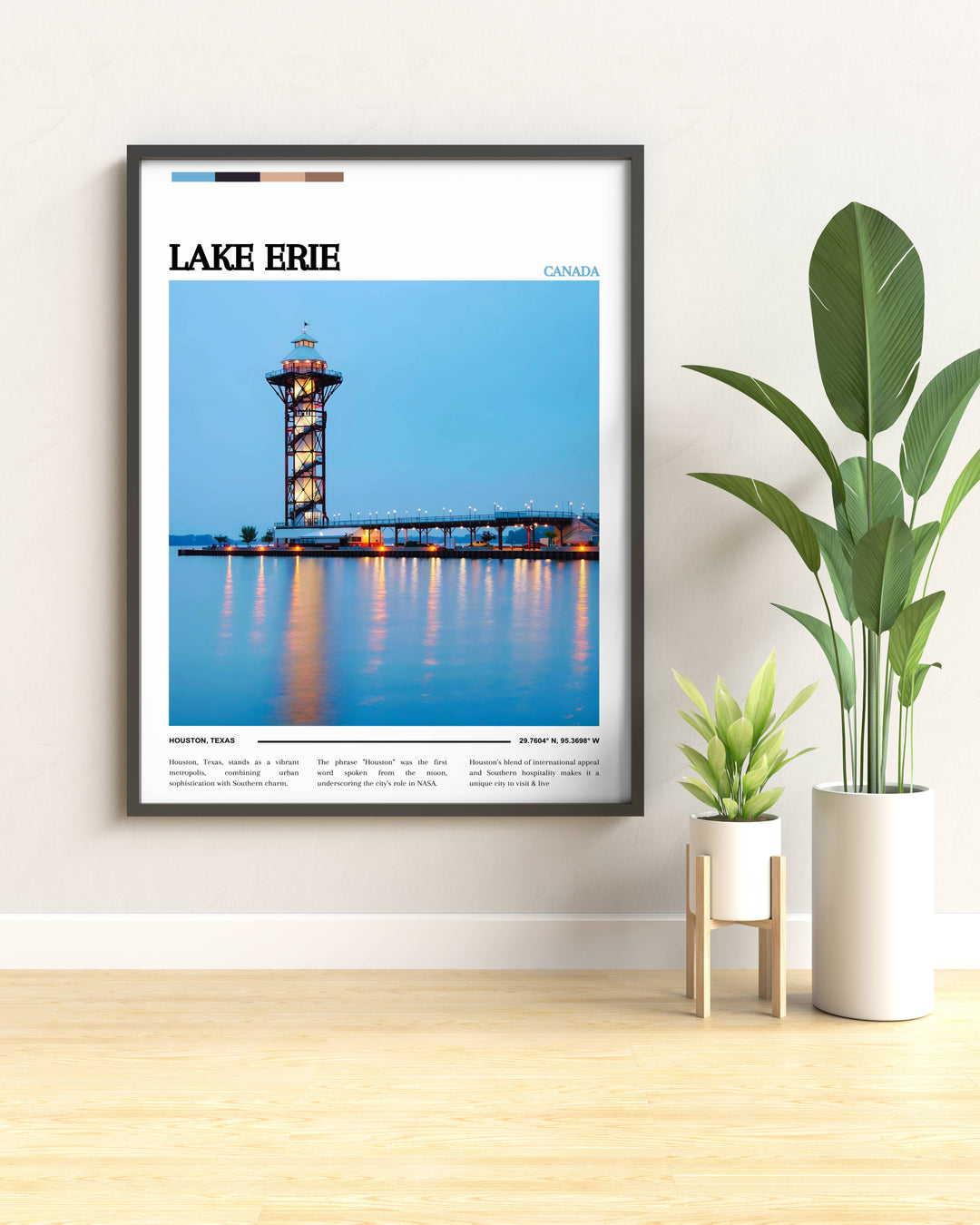 Digital download available for Lake Erie artwork, convenient and ready for printing at home or professionally
