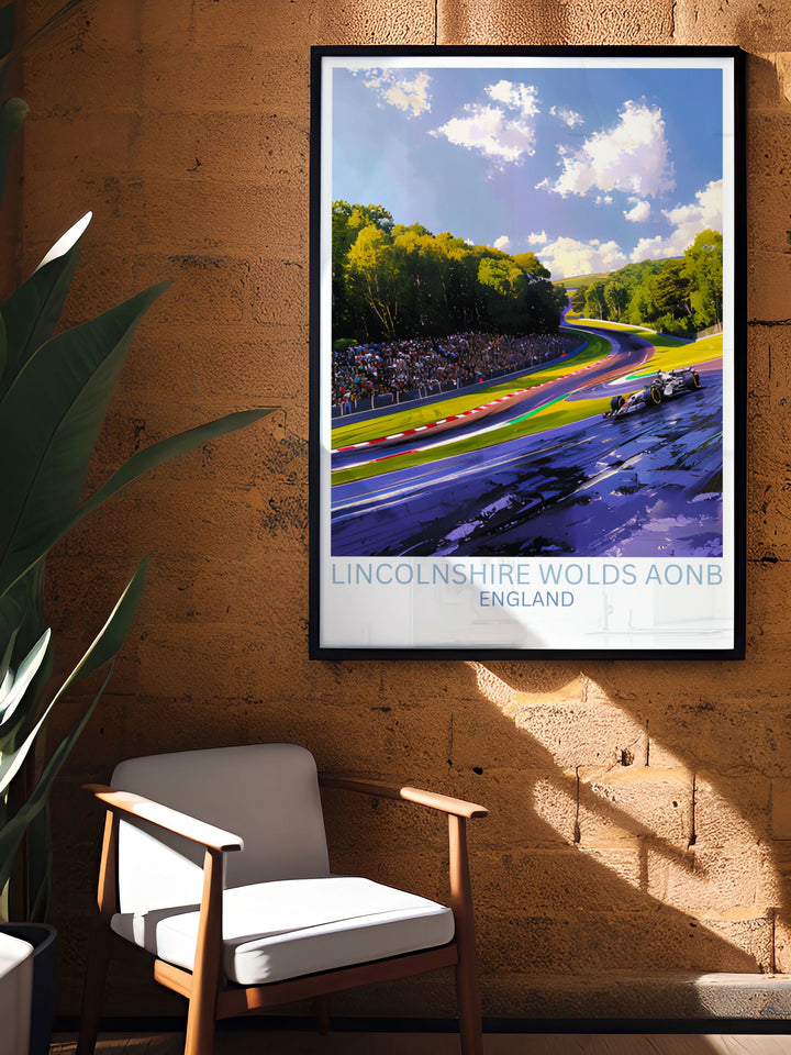 Custom prints of England, allowing personalization with your favorite English scenes from Cadwell Park to the coastlines.