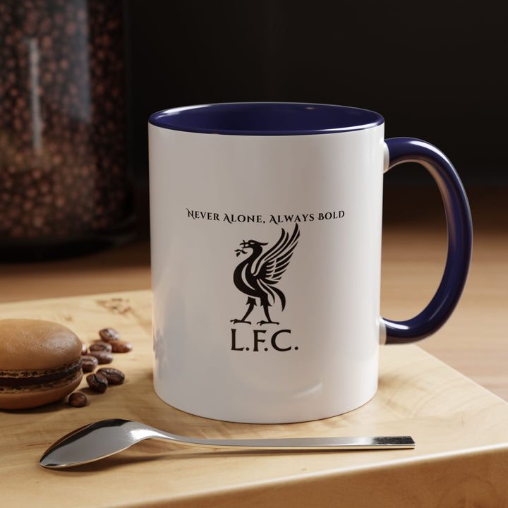 This navy blue Liverpool FC coffee mug showcases the iconic club crest in a detailed, high-quality print that stands out beautifully against the deep navy color. Designed for fans who value subtle yet powerful team expression, this ceramic cup works perfectly for coffee, tea, or hot beverages. Great for collectors, workplace desks, kitchen shelves, or gifting to loyal Reds supporters.