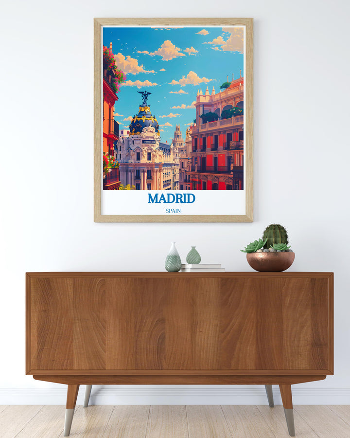 Custom print of Spanish scenes, tailored to fit any modern or traditional decor.